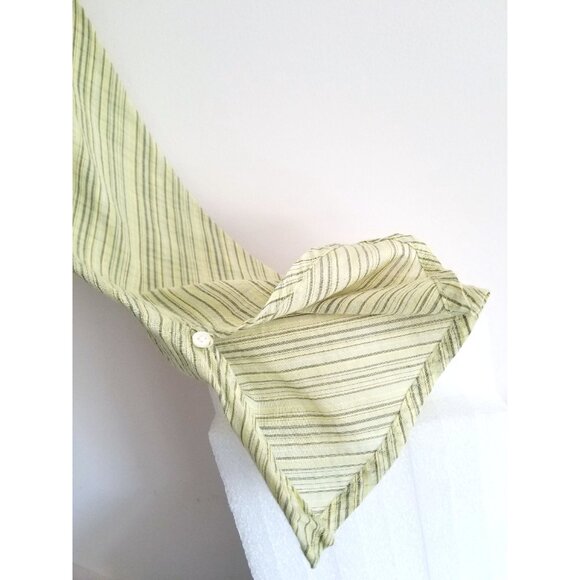 Brand NEW Diagonal stripe line women ladies top blouse shirt L - Picture 4 of 4